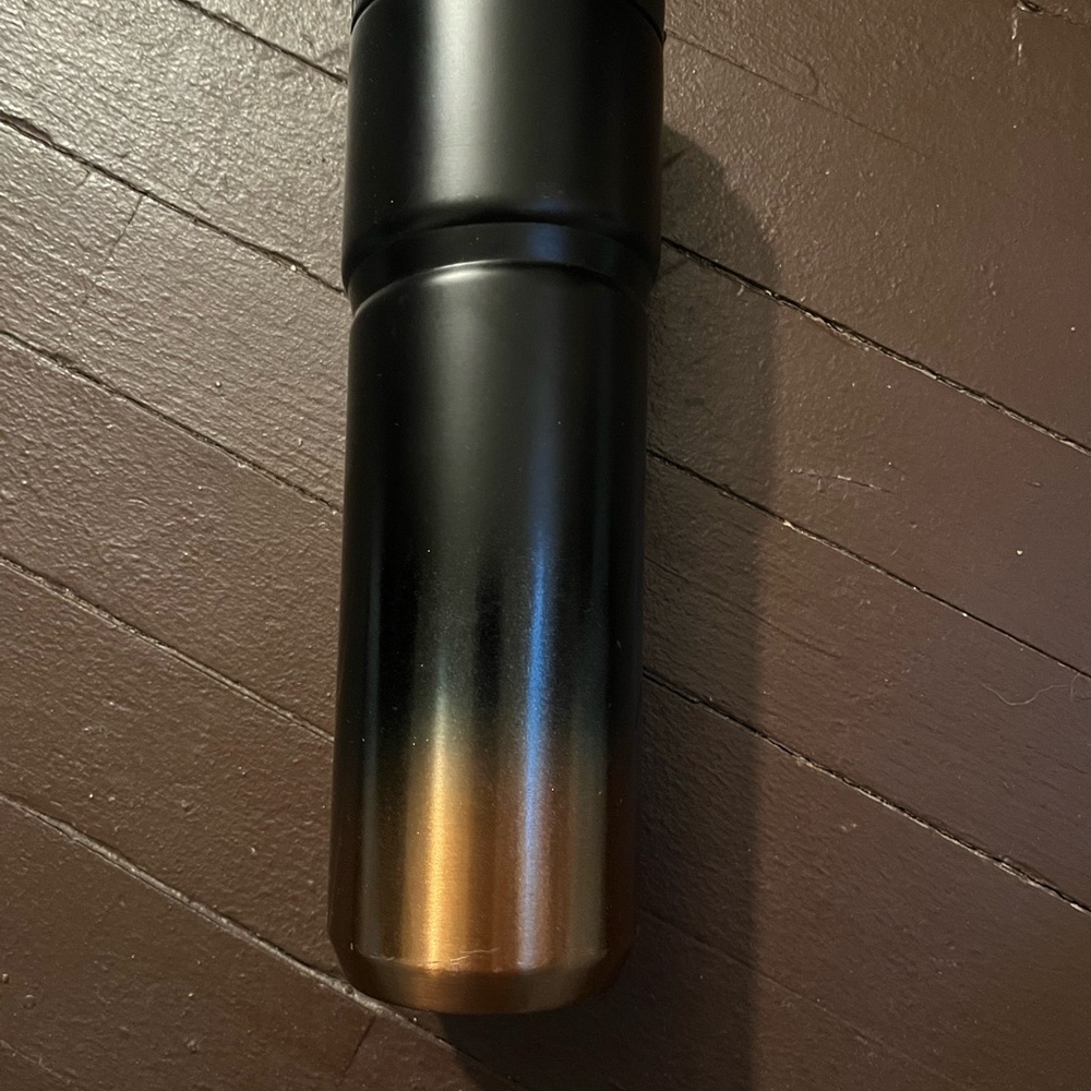 Starbucks Black and Copper Bronze Travel Mug